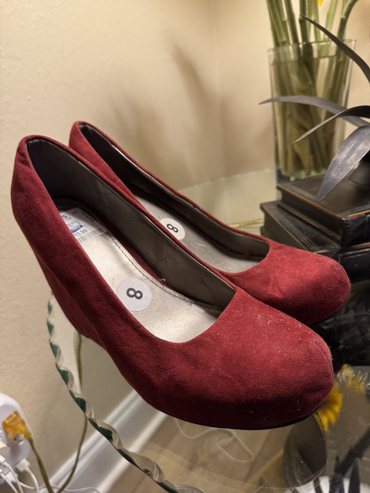 Other Red wedge heels Size US 8 / IT 38 - 1 Thumbnail