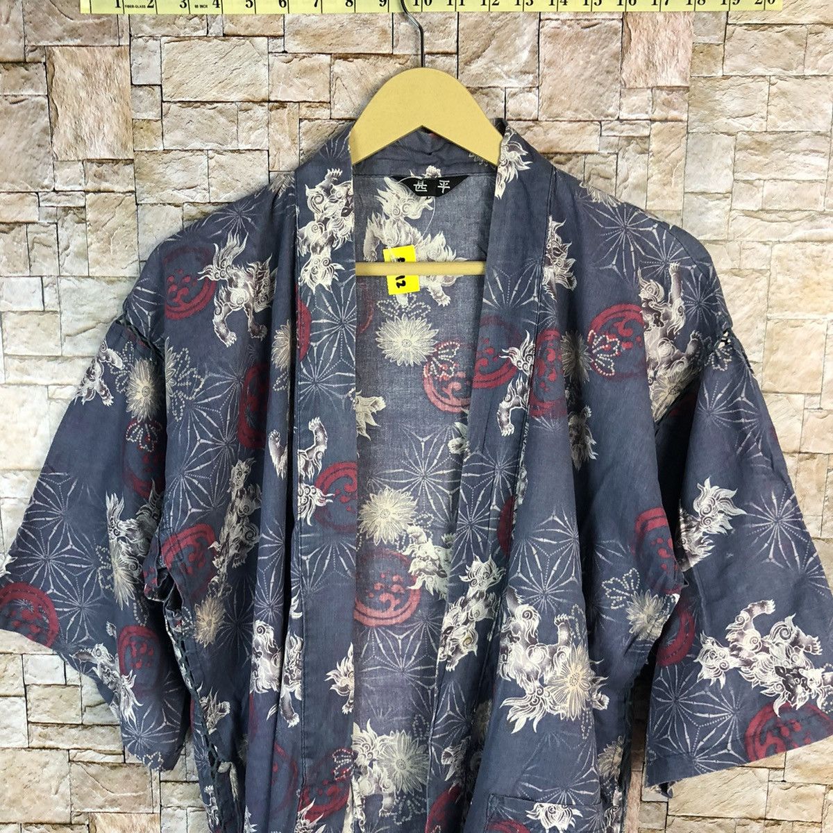 Japanese Brand Japan vintage fullprint Blue Kimono #A512 Size US M / EU 48-50 / 2 - 6 Thumbnail