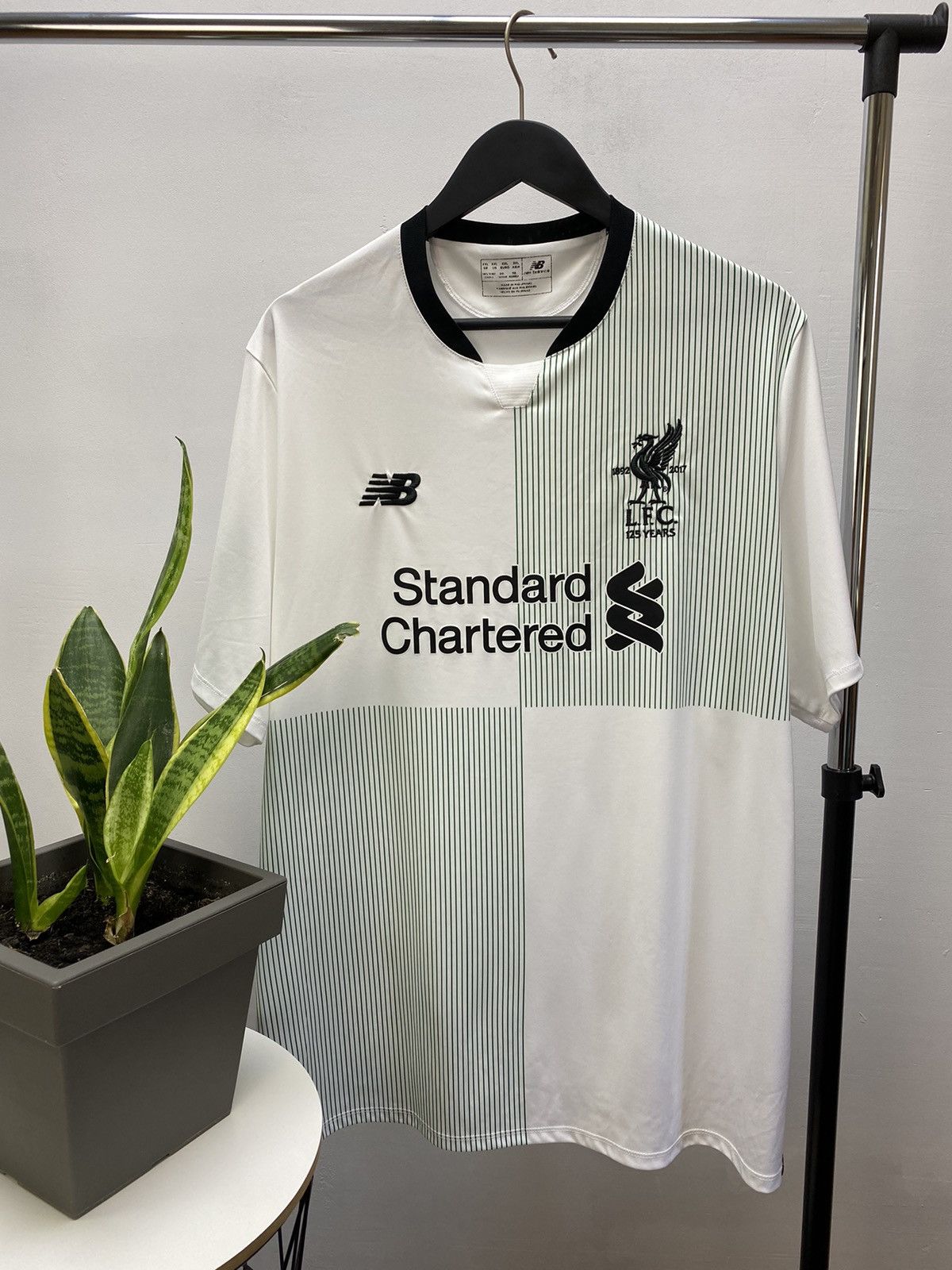 New Balance 2017 2018 Liverpool New Balance Away Soccer Jersey Size US XXL / EU 58 / 5 - 1 Thumbnail
