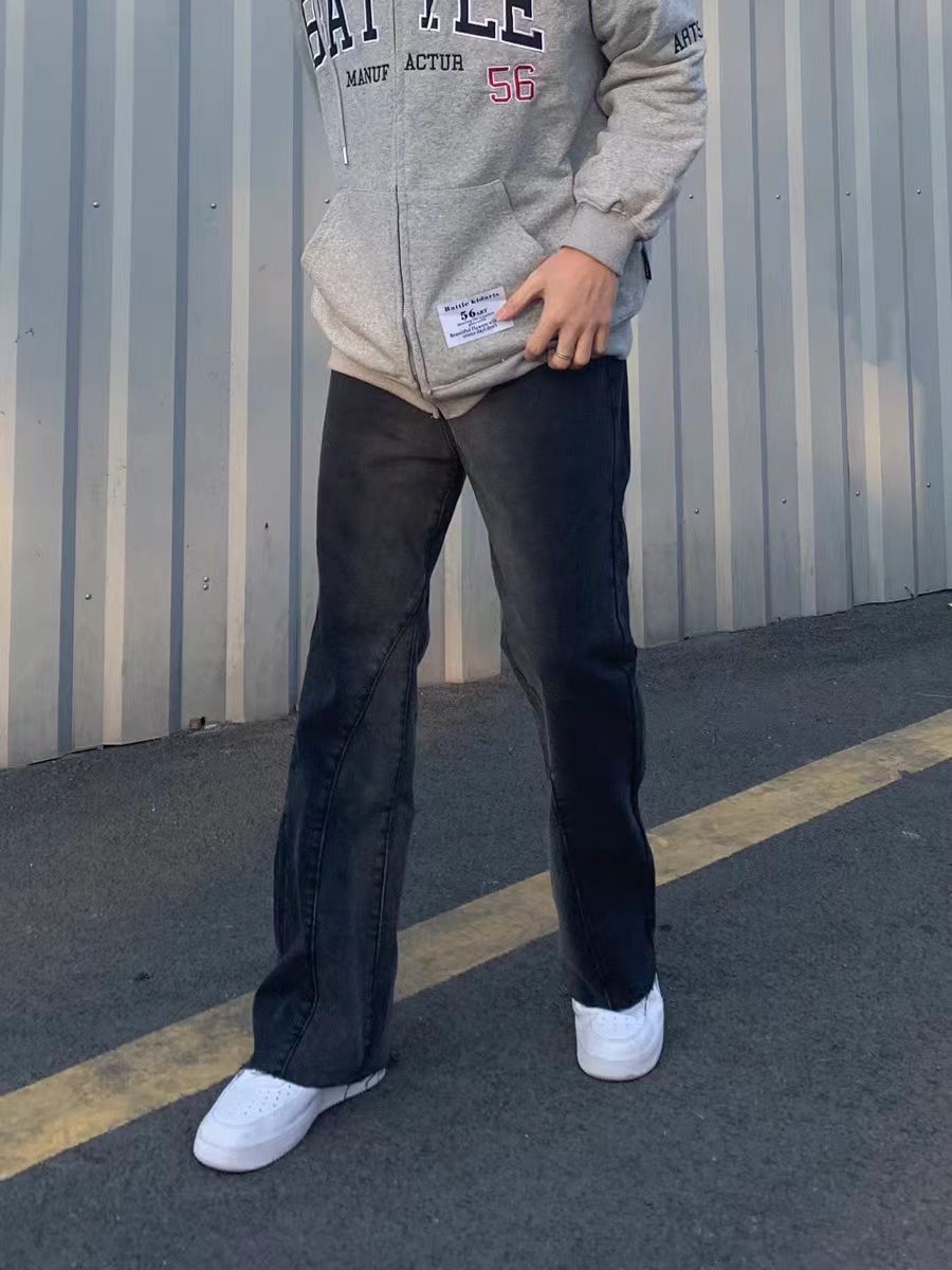 Japanese Brand × Jean Vintage washed gradient slightly flared jeans Size US 32 / EU 48 - 5 Thumbnail