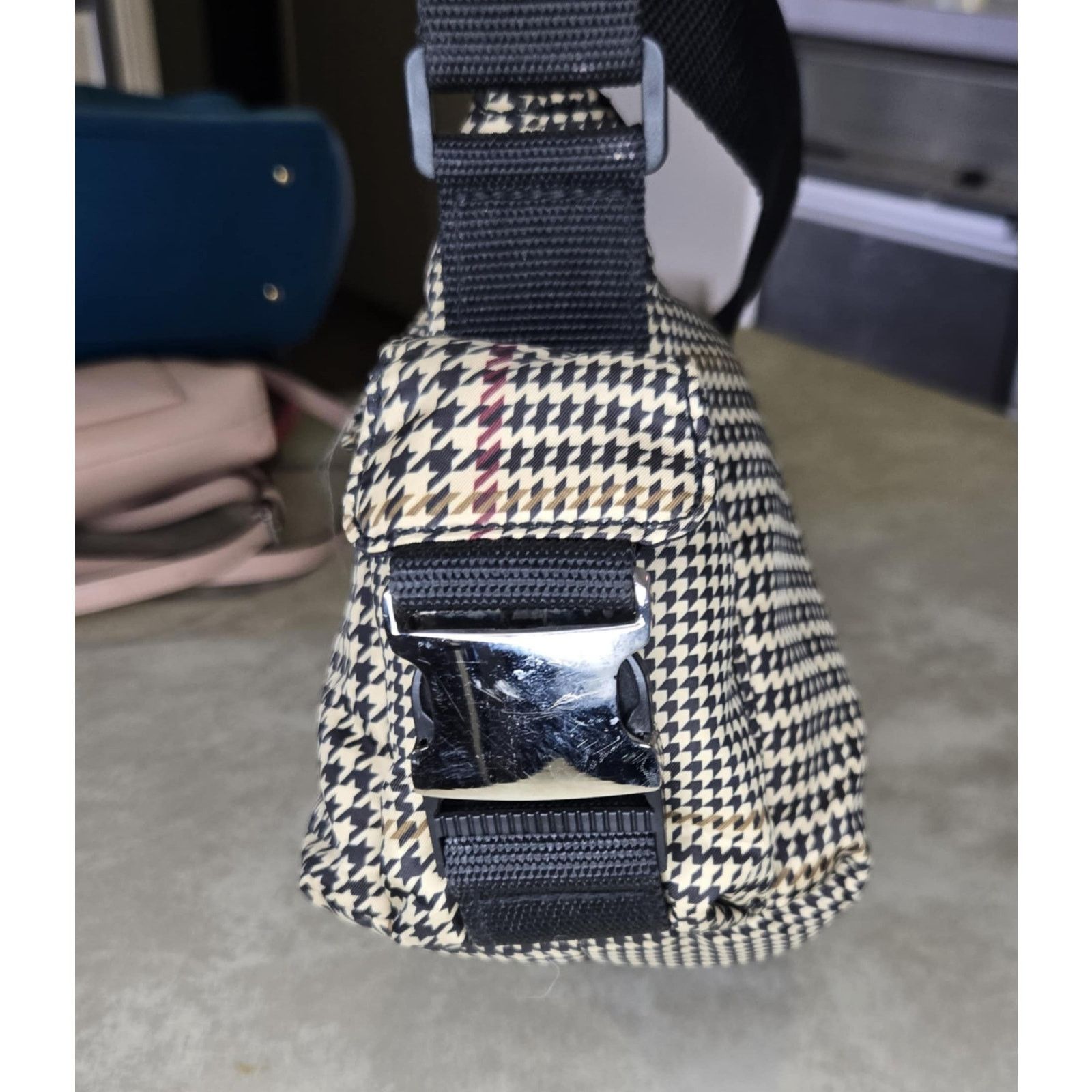Ralph Lauren Vintage Ralph Lauren Houndstooth plaid zip up purse Size ONE SIZE - 4 Thumbnail