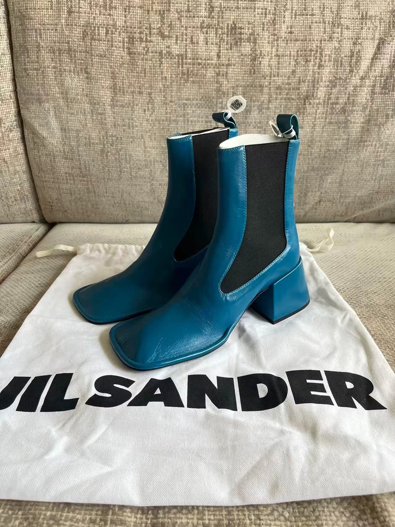 Jil Sander Jil Sander Women's 37 Leather Boot Unworn Size US 6.5 / IT 36.5 - 1 Thumbnail