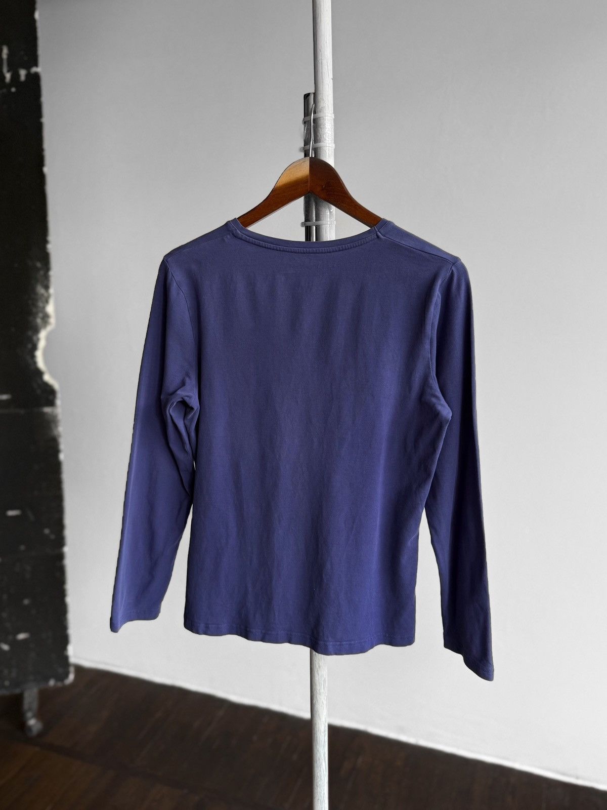 Gudrun Sjoden Gudrun Sjoden Womens Stretch Blue Long Sleeve Tunic Top Size L / US 10 / IT 46 - 2 Thumbnail