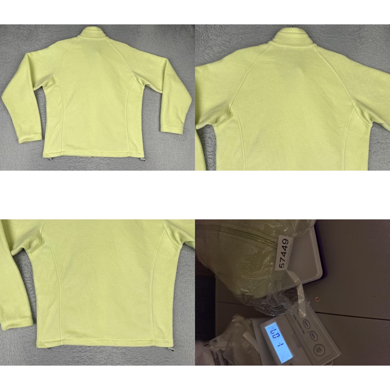 Vintage Columbia Fleece Jacket Womens Medium Yellow Full Zip Pockets Hiking Outdoor Size M / US 6-8 / IT 42-44 - 9 Thumbnail