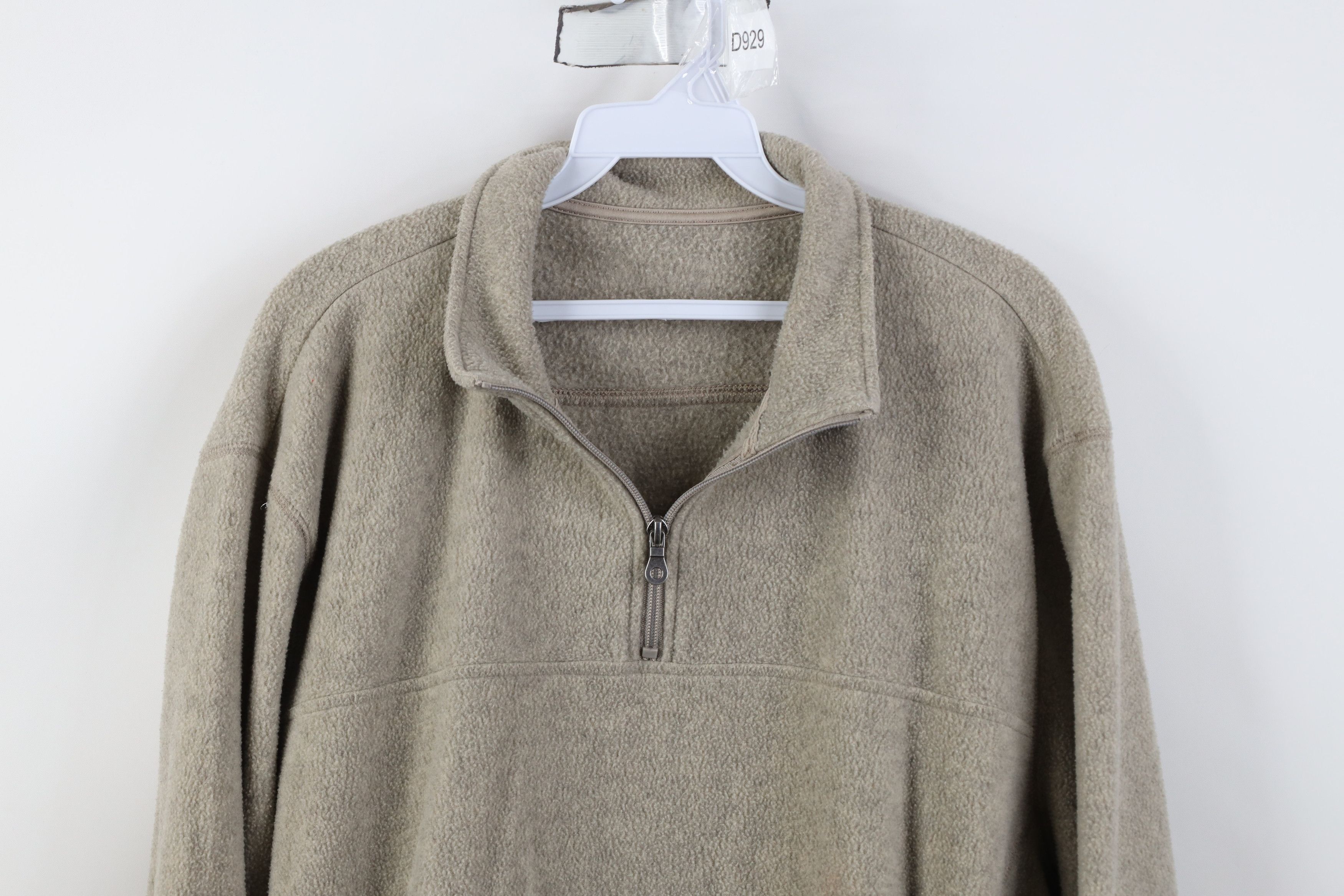 Vintage Vintage 90s Streetwear 1/4 Half Zip Fleece Pullover Sweater Size US XL / EU 56 / 4 - 2 Thumbnail