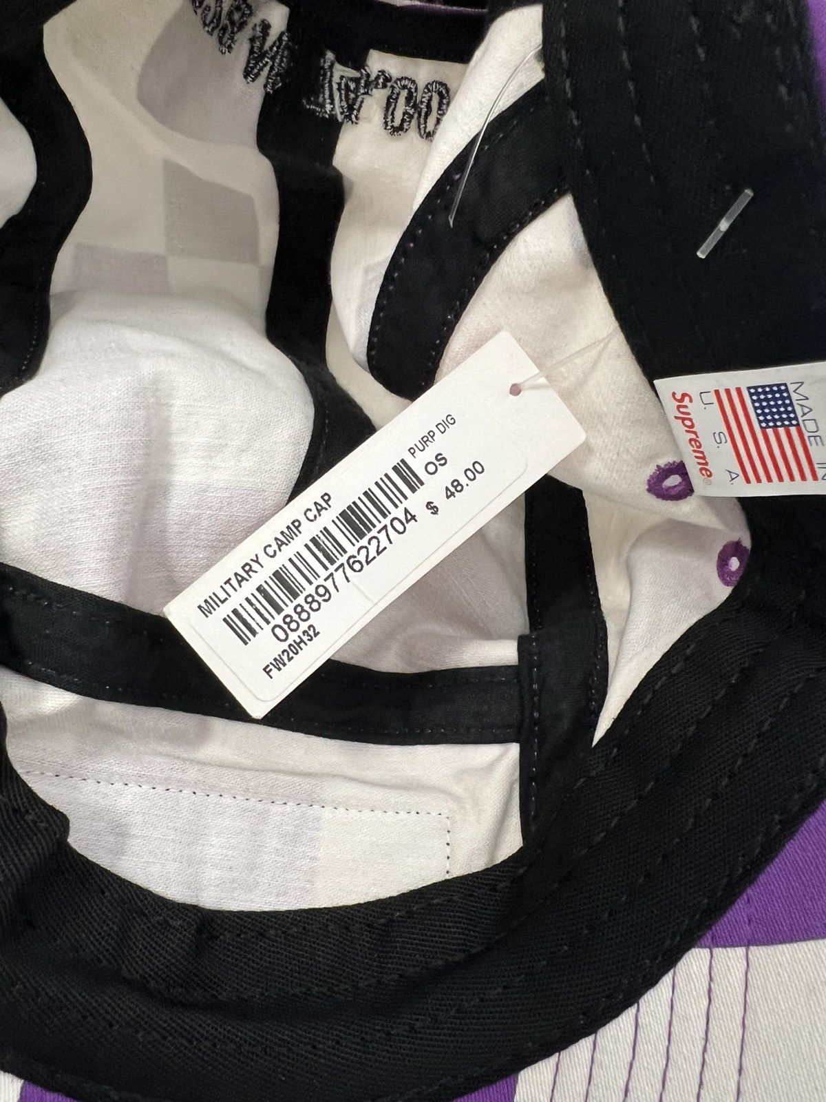 Supreme Supreme military purple cap Size ONE SIZE - 6 Thumbnail