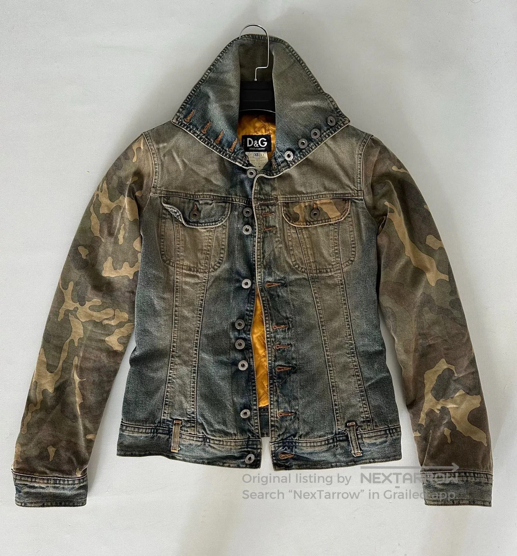 Dolce & Gabbana Camouflage Collar Jacket by Dolce & Gabbana. Size US XS / EU 42 / 0 - 2 Thumbnail