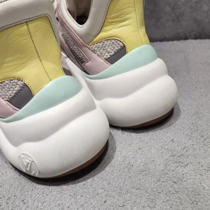 Louis Vuitton Louis Vuitton Archlight Running Shoes in Pink and Green -25 Size US 6.5 / EU 39-40 - 2 Thumbnail
