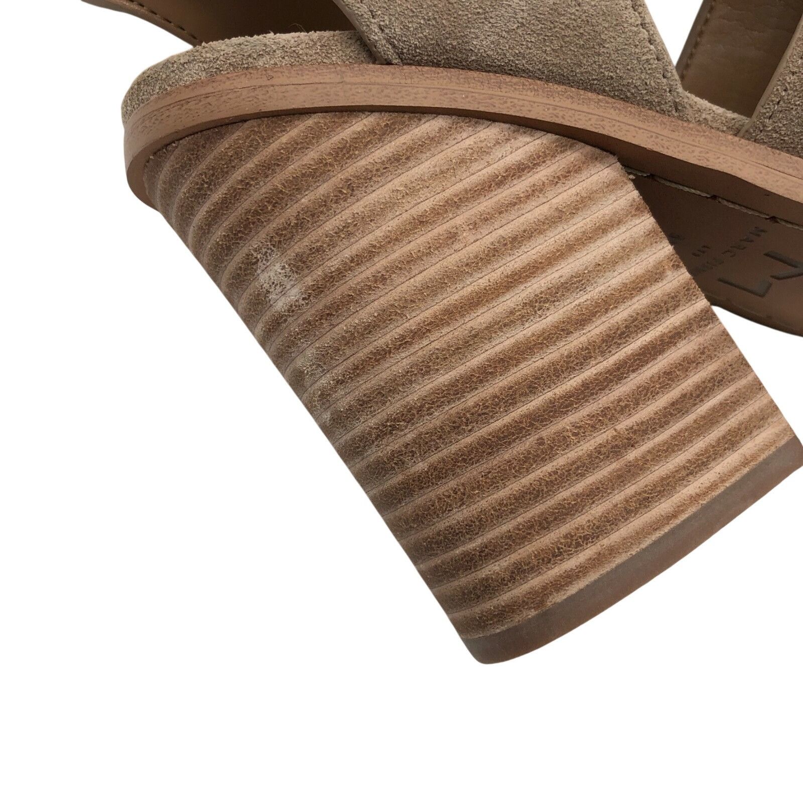 Marc Fisher Marc Fisher Womens Sandals Block Heel Buckle Suede Open Toe Size US 8 / IT 38 - 5 Thumbnail