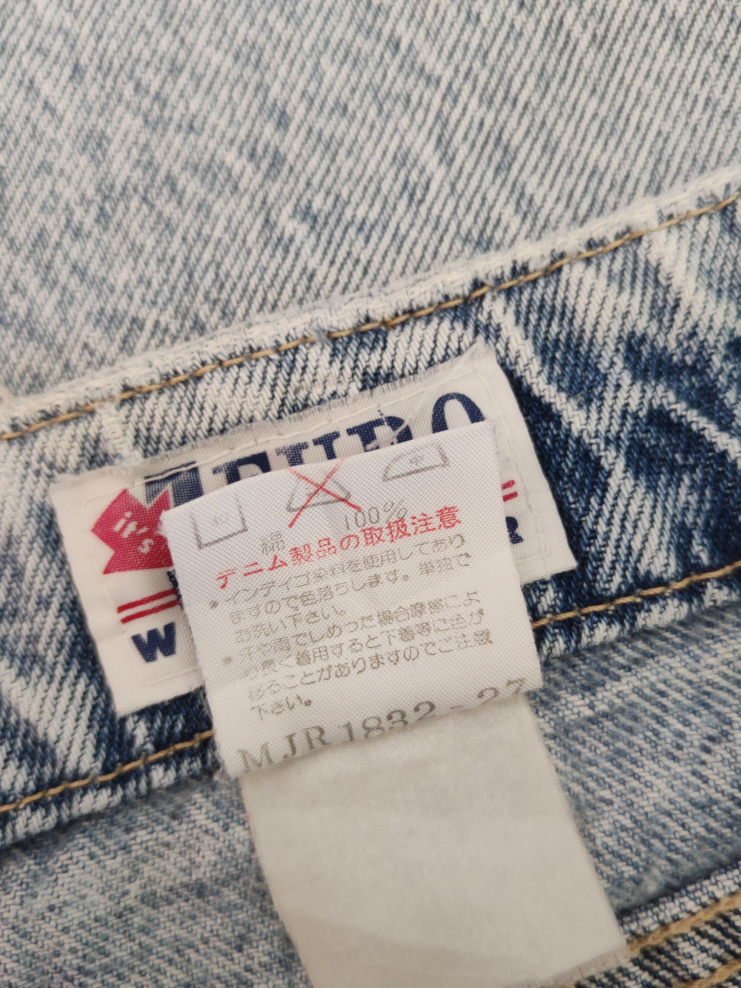 Vintage Wrangler Blue Faded Distressed Ripped Jeans #S1664 Size US 30 / EU 46 - 15 Thumbnail