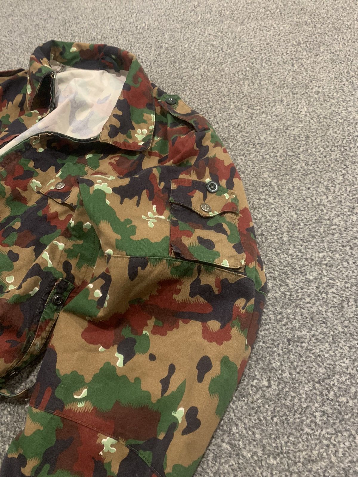 Other Swiss Alpenflage 80’s Combat Bomber Jacket Size US L / EU 52-54 / 3 - 3 Thumbnail