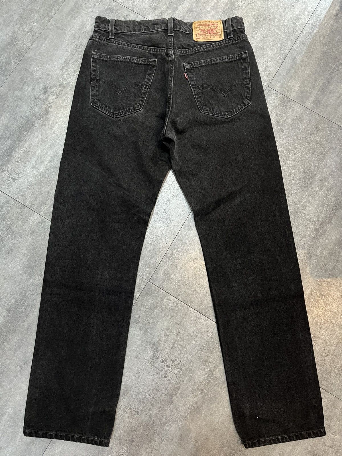Levi's Vintage Clothing Levi’s 505 black denim Size US 33 - 2 Thumbnail