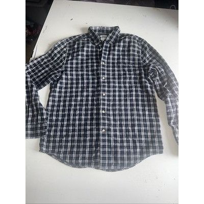 Ben Sherman BEN SHERMAN Shirt L Button Down Long Sleeve Grey & Blue & Wh Size US L / EU 52-54 / 3 - 1 Thumbnail