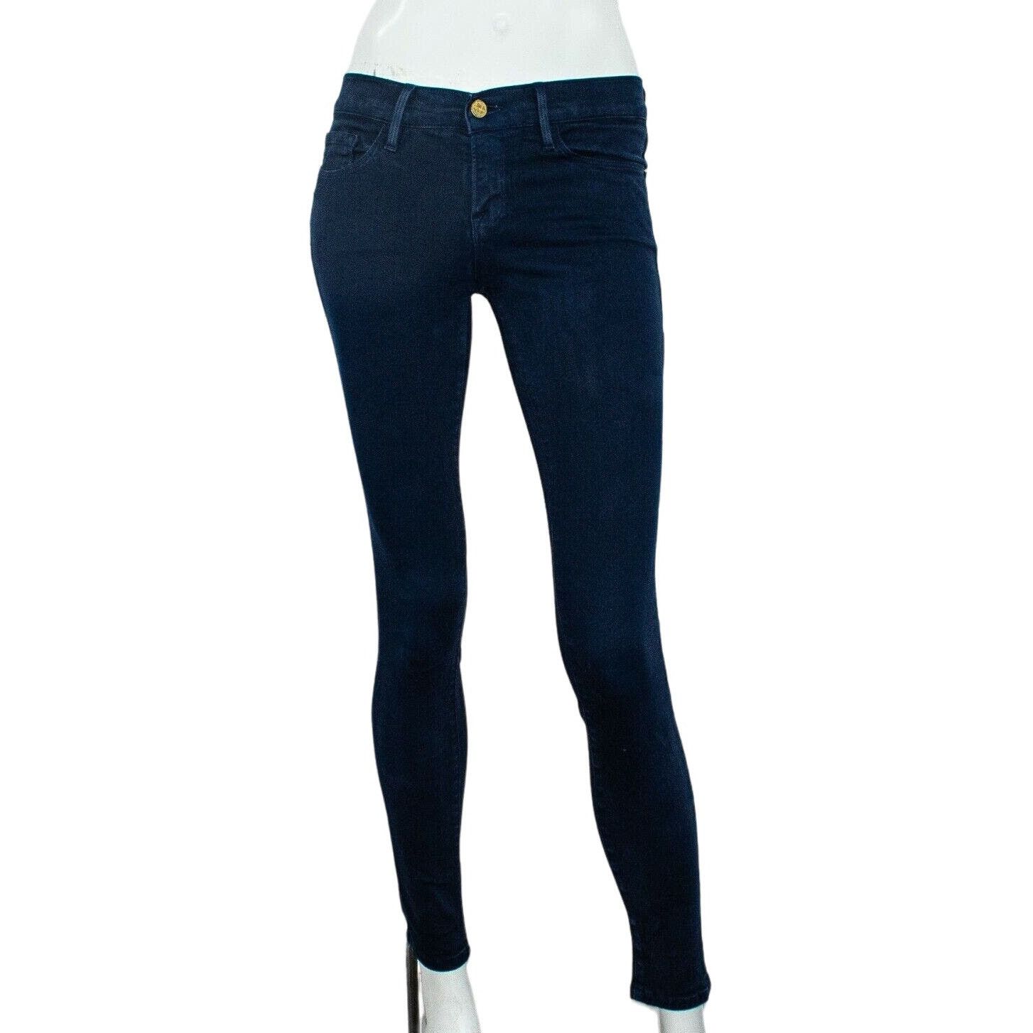 Frame Frame Denim Le Skinny de Jeanne Jeans Deep Blue Dive Size 25 Size 25" / US 0 / IT 36 - 1 Thumbnail