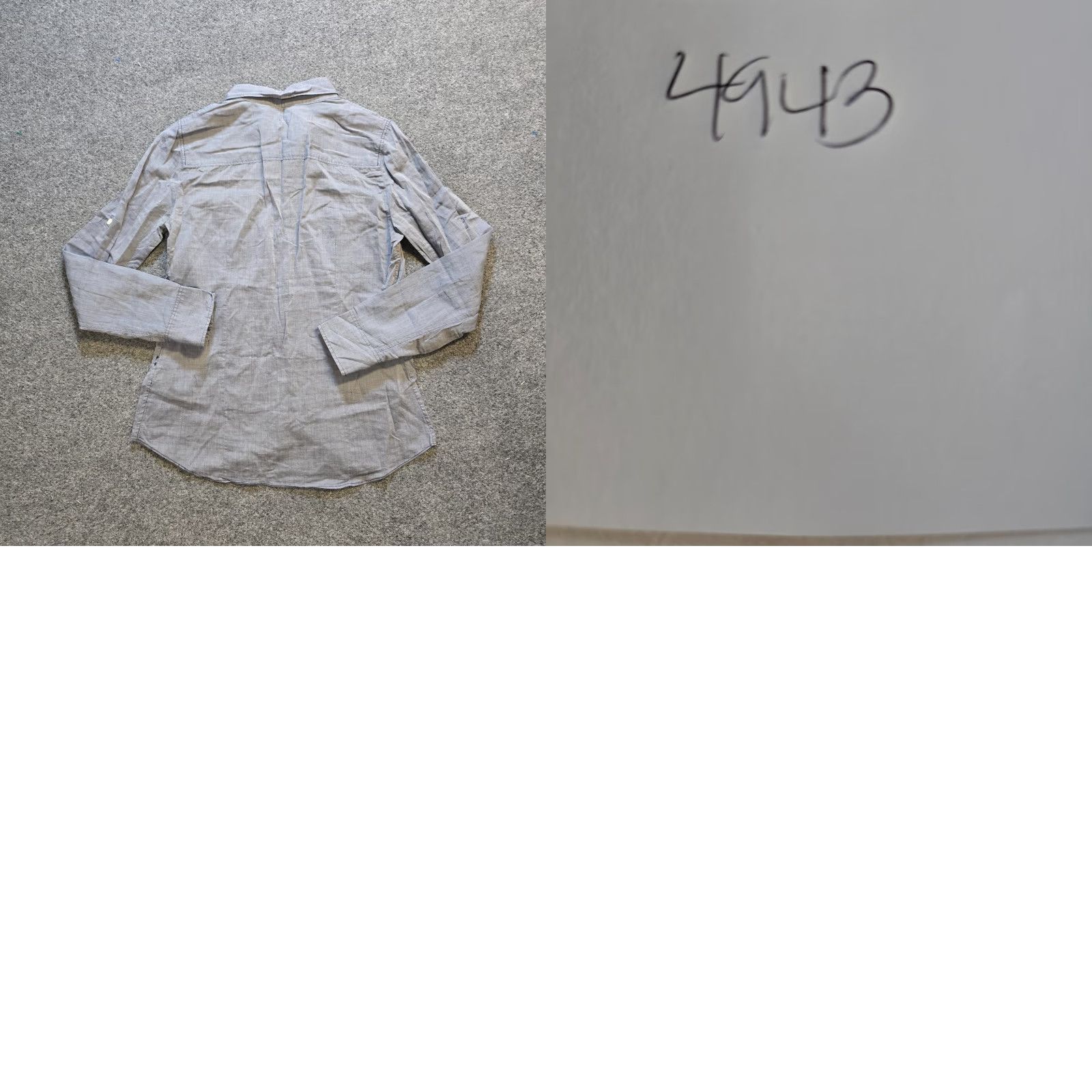 J.Crew J.CREW Top Women S Gray Perfect Shirt Lightweight Casual Size S / US 4 / IT 40 - 8 Thumbnail