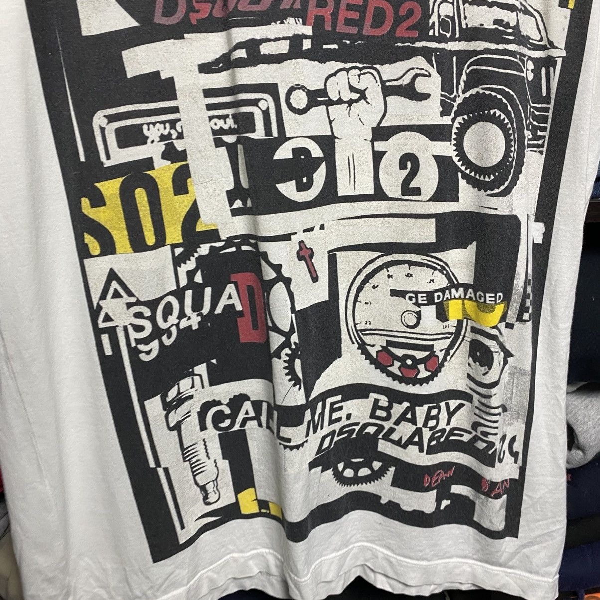 Dsquared2 Designer Dsquared2 Big Graphic Logo y2k opium tee size S Size US S / EU 44-46 / 1 - 3 Thumbnail