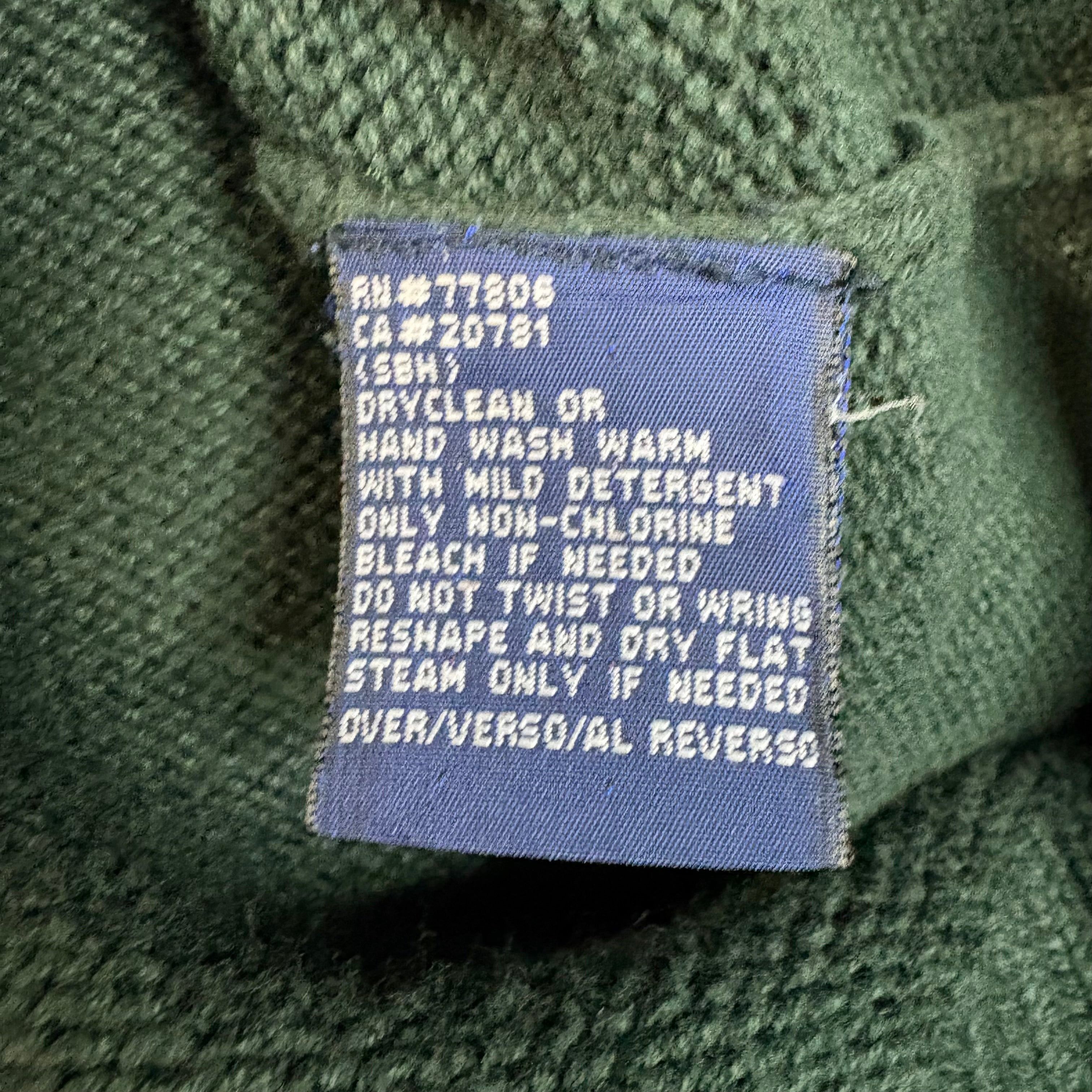 Tommy Hilfiger Vintage 90s Tommy Hilfiger Solid Green Crewneck Sweatshirt Size US L / EU 52-54 / 3 - 6 Thumbnail