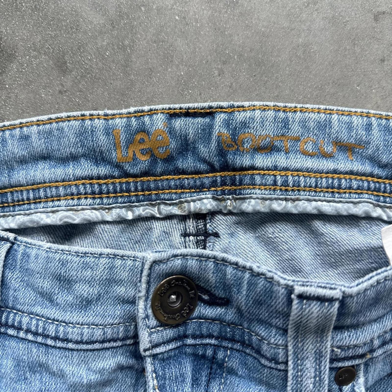 Lee Light Wash Vintage Denim Bootcut Jeans With Relaxed Fit Size 32" / US 10 / IT 46 - 5 Thumbnail
