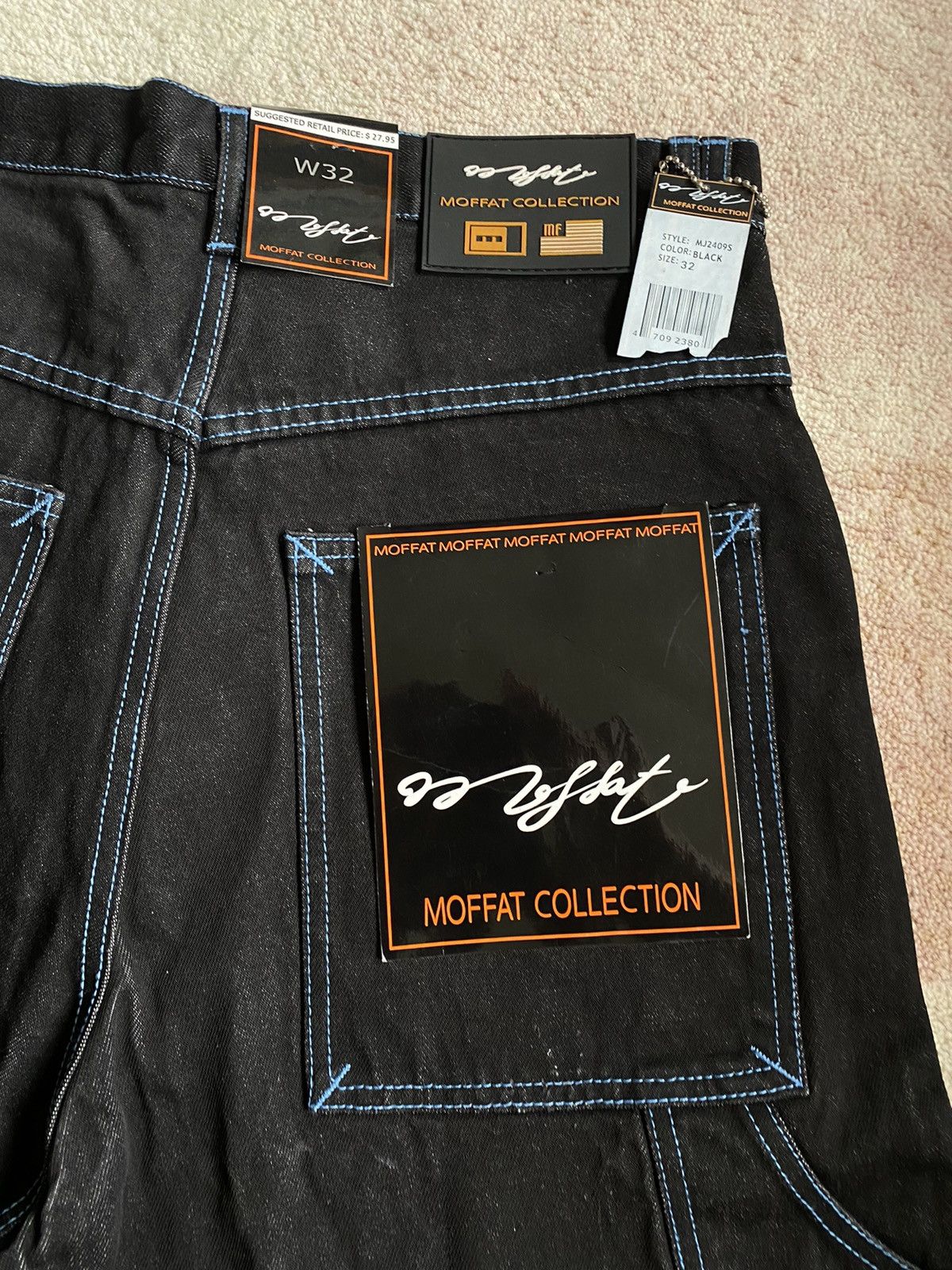 JNCO × Japanese Brand × Vintage Crazy Deadstock Vintage JNCO Style Moffat Baggy Denim Shorts Size US 32 / EU 48 - 2 Thumbnail