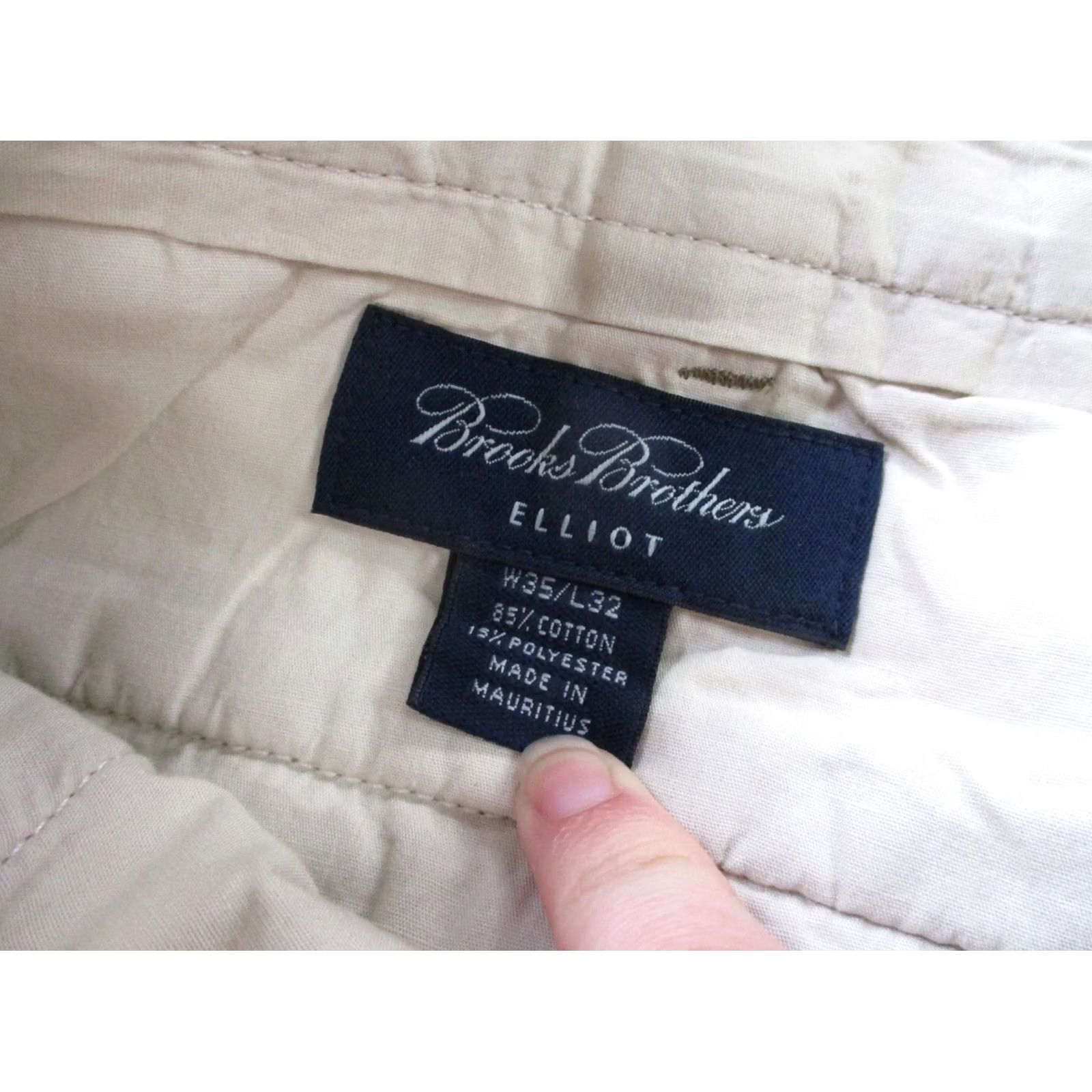 Brooks Brothers Brooks Brothers Pants Mens Chino Corduroy Preppy Golf Elliot Business Brown 35 X 32 Size US 35 - 7 Thumbnail
