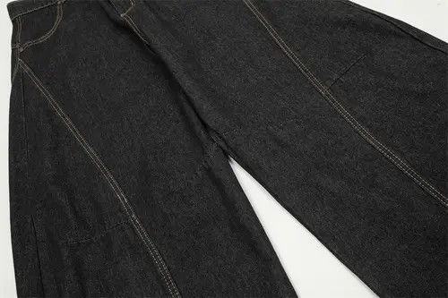 Other Men's loose scimitar jeans with letter embroidery pockets Size US 32 / EU 48 - 5 Thumbnail