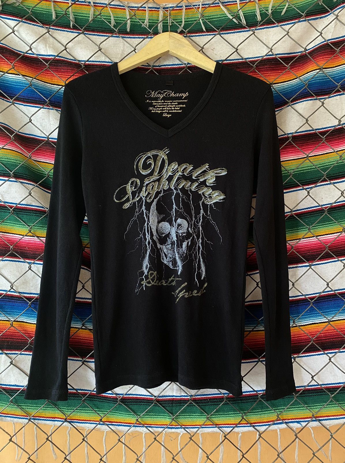 Hysteric Glamour Y2k May champ skull long sleeve Size L / US 10 / IT 46 - 1 Thumbnail