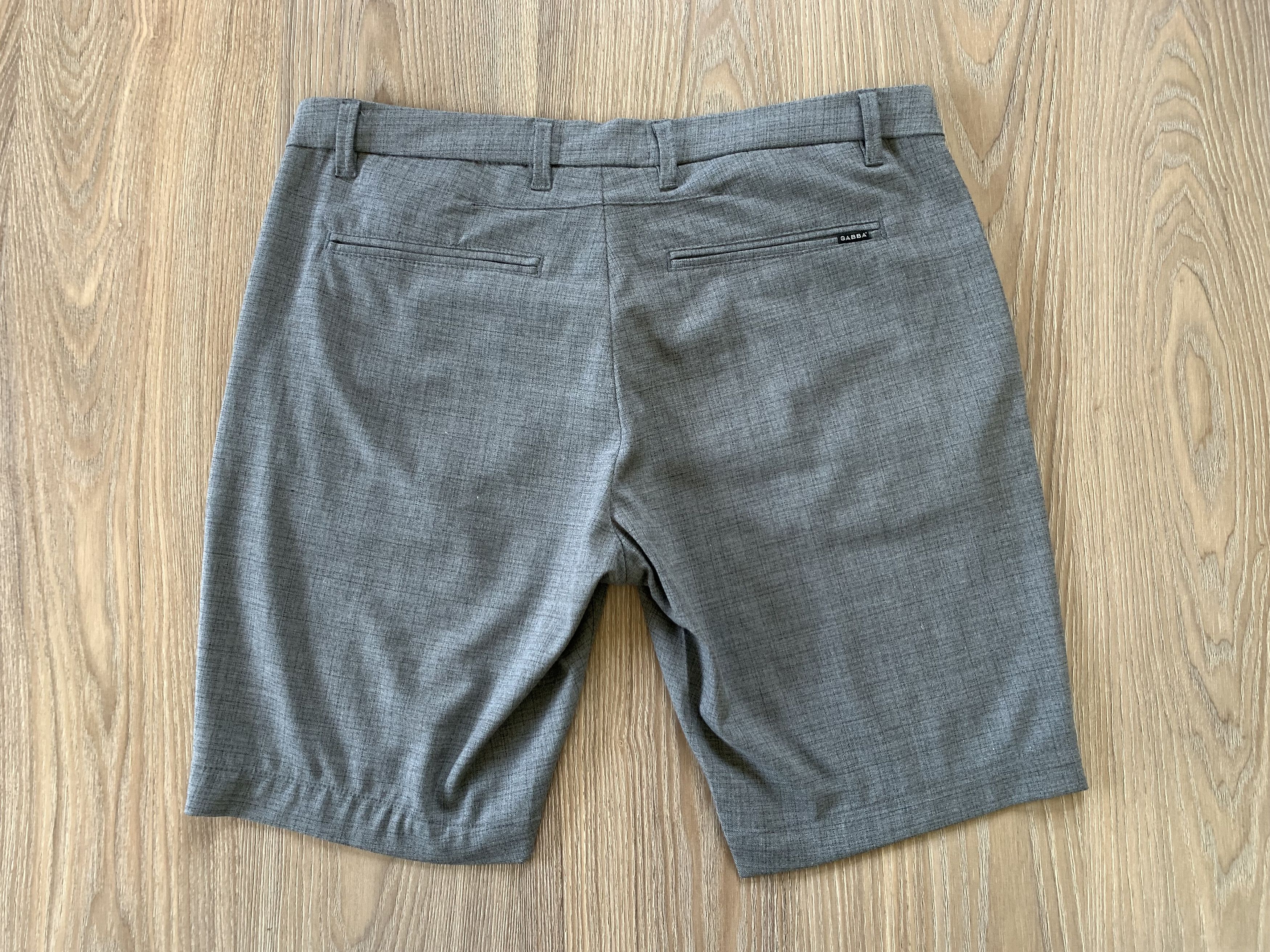 Designer × Vintage Gabba Grey Casual Shorts Size US 38 / EU 54 - 3 Thumbnail