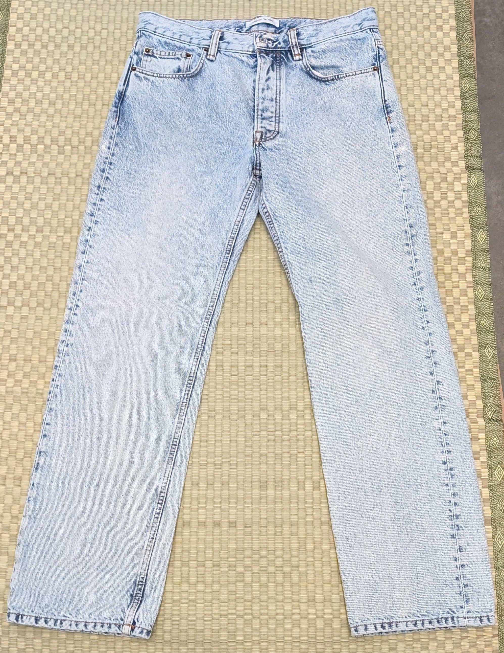 Wood Wood Wood Wood Al Rigid Straight Leg Jeans in Heavy Wash Size US 31 - 1 Thumbnail