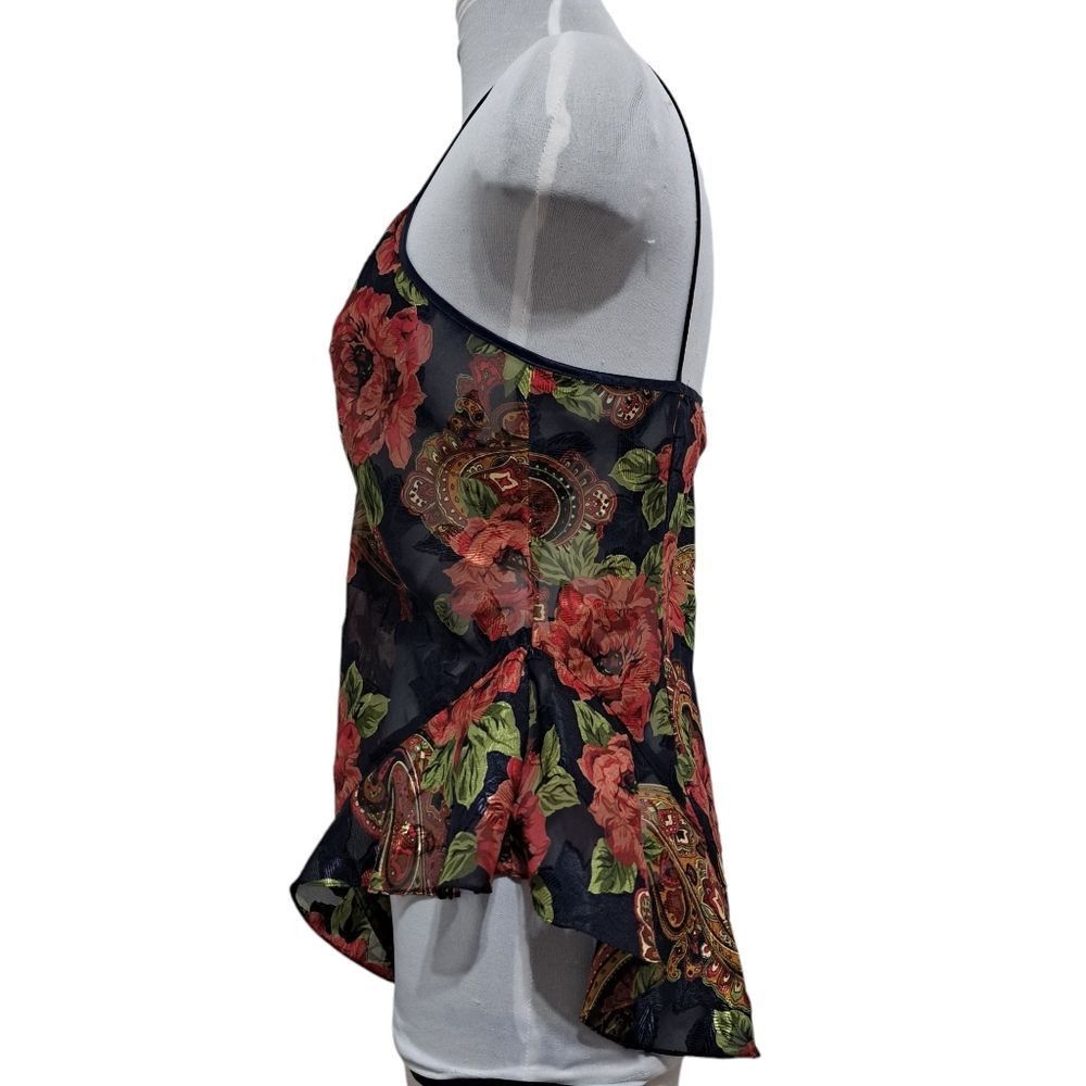 Victoria's Secret Vintage Victoria's Secret Floral Intimates Y2K Bodysuit Smal Size S / US 4 / IT 40 - 4 Thumbnail