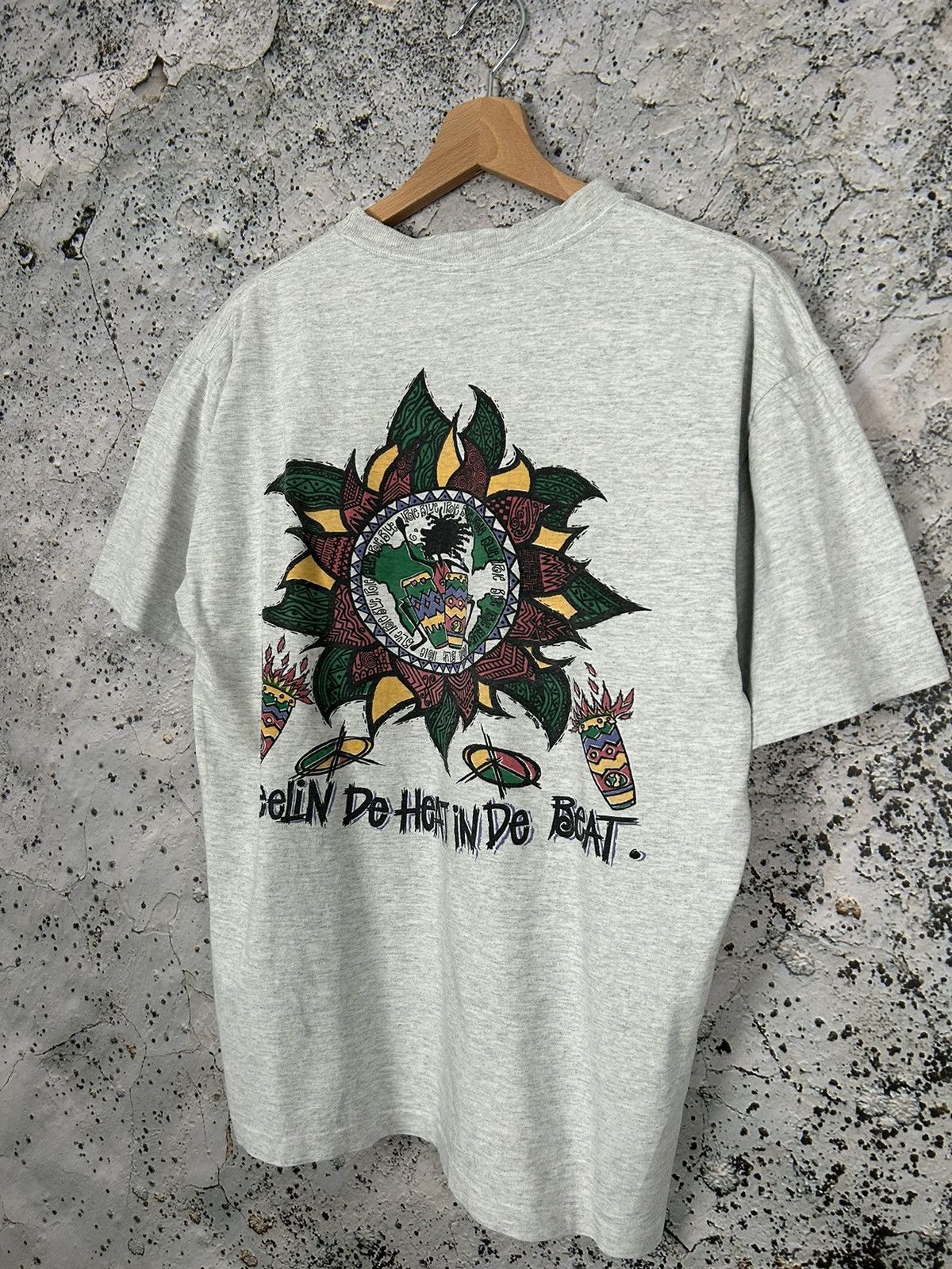 Other Vintage Jamaica Graphic Tee Streetwear 90s Boxy Hype Size US M / EU 48-50 / 2 - 2 Thumbnail