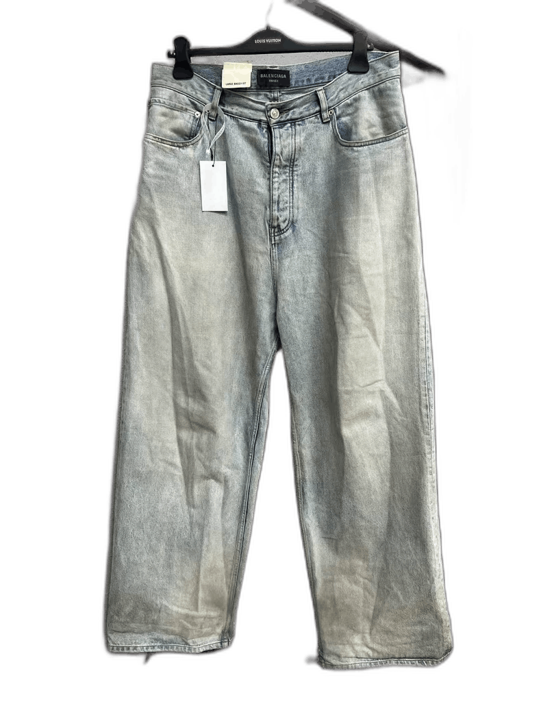 Balenciaga Balenciaga Baggy Washed Denim Pants-yf Size US 32 / EU 48 - 1 Thumbnail