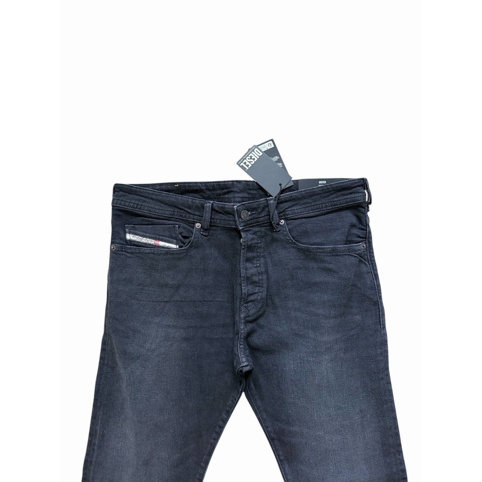 Diesel Diesel Mens Buster Tapered Jeans RE063 Black $250 Size 36/32 Size US 36 / EU 52 - 5 Thumbnail
