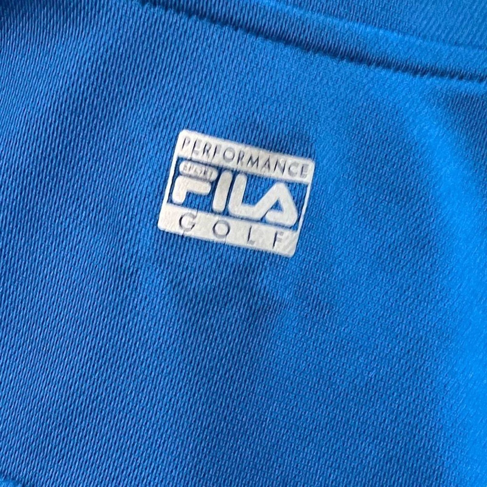 Fila Fila Sport Performance Golf Shirt Blue Collared Size L Size L / US 10 / IT 46 - 5 Thumbnail