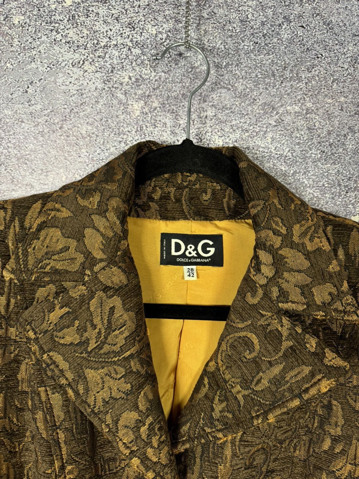 Dolce & Gabbana × Vintage Vintage Dolce Gabbana Retro Paisley Print Woman Coat 28/42sz Size M / US 6-8 / IT 42-44 - 9 Thumbnail