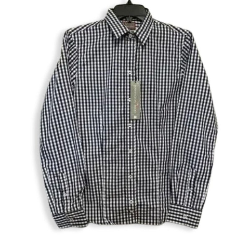 Other Pennington & Bailes Gingham Button Up Shirt Blue White S NWT Size US S / EU 44-46 / 1 - 1 Thumbnail