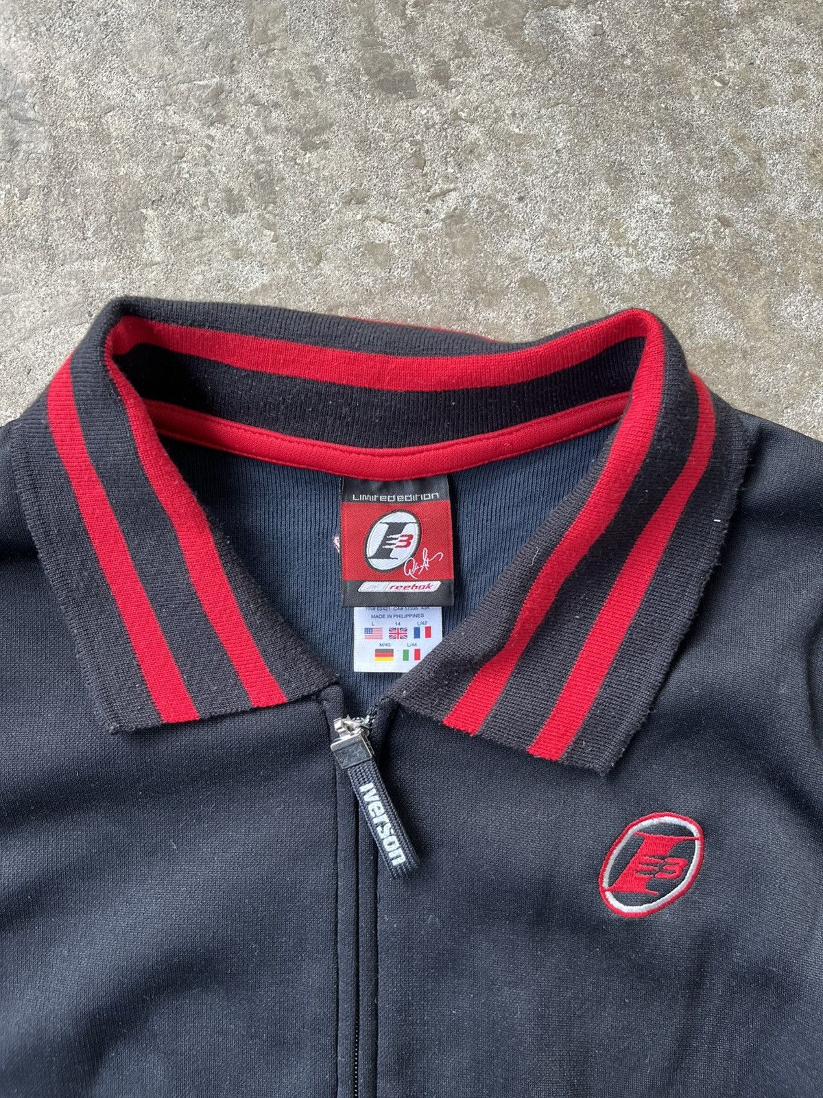 Reebok Allen Iverson Reebok Zip Up Sweater Size US S / EU 44-46 / 1 - 2 Thumbnail