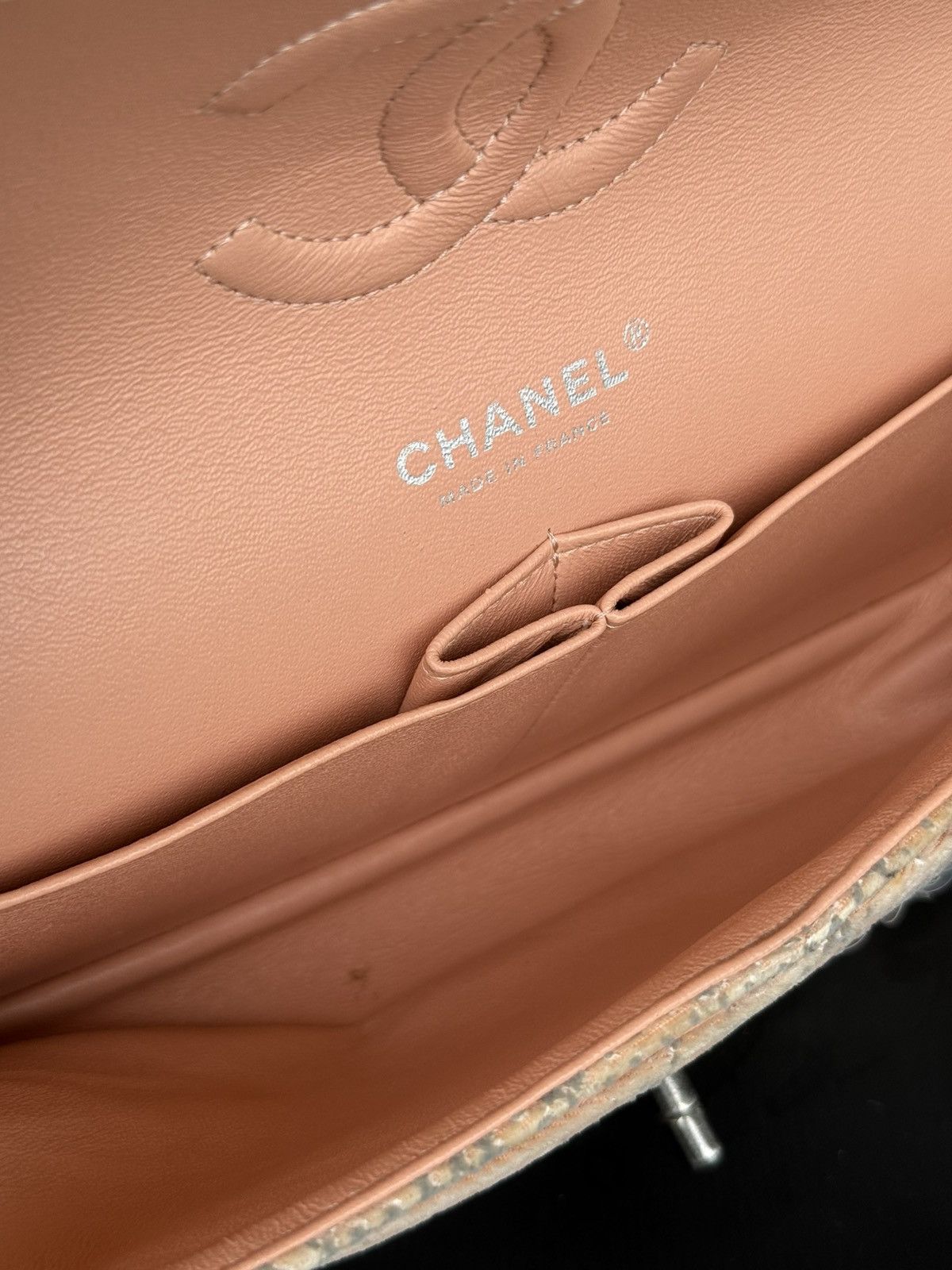 Chanel Chanel - Pink Sequined Small Double Flap Shoulder Bag Size ONE SIZE - 17 Thumbnail