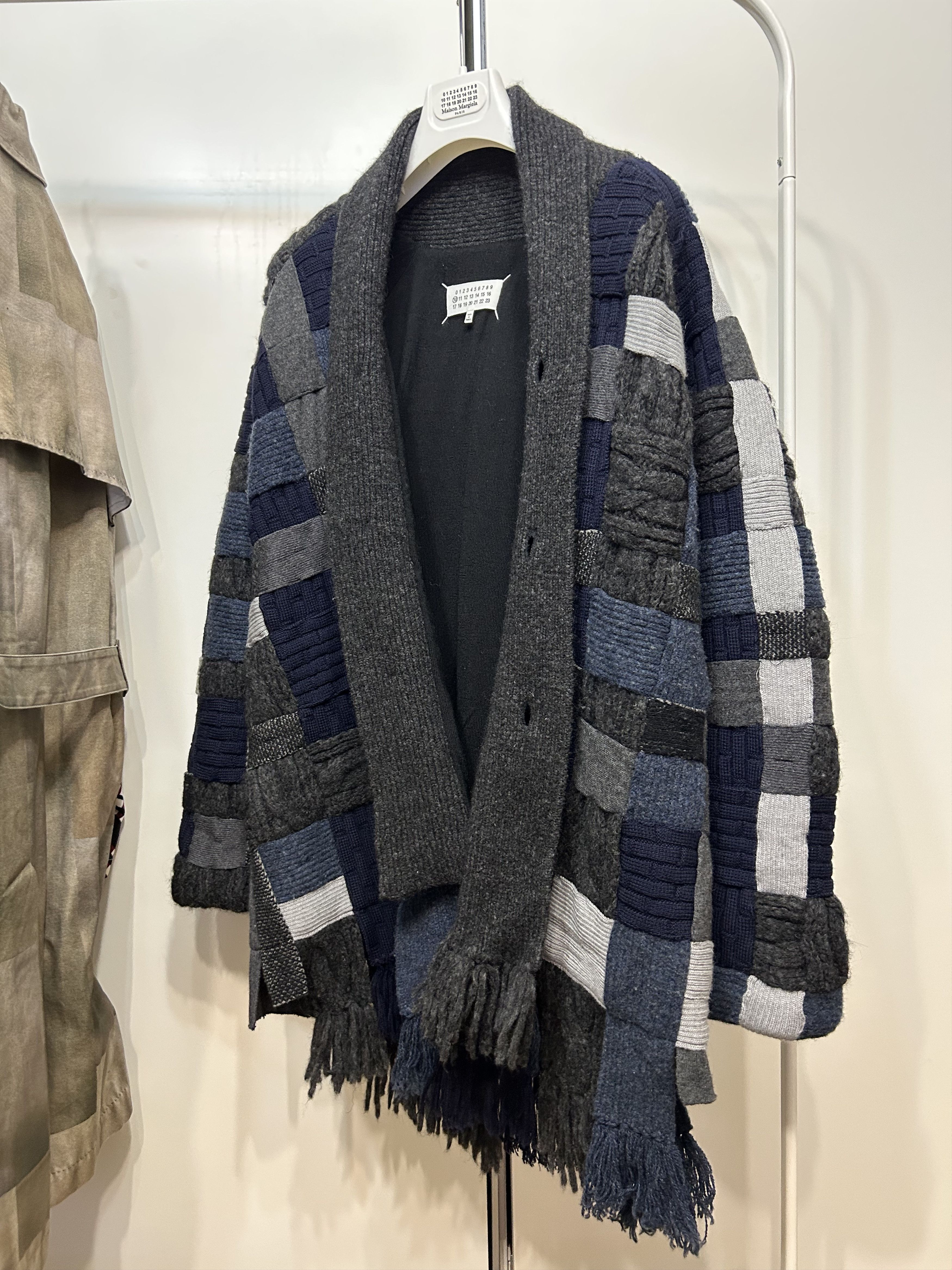 Maison Margiela MAISON MARGIELA Artisanal Scarf-Knit Cowichan Cardigan Size US M / EU 48-50 / 2 - 7 Thumbnail