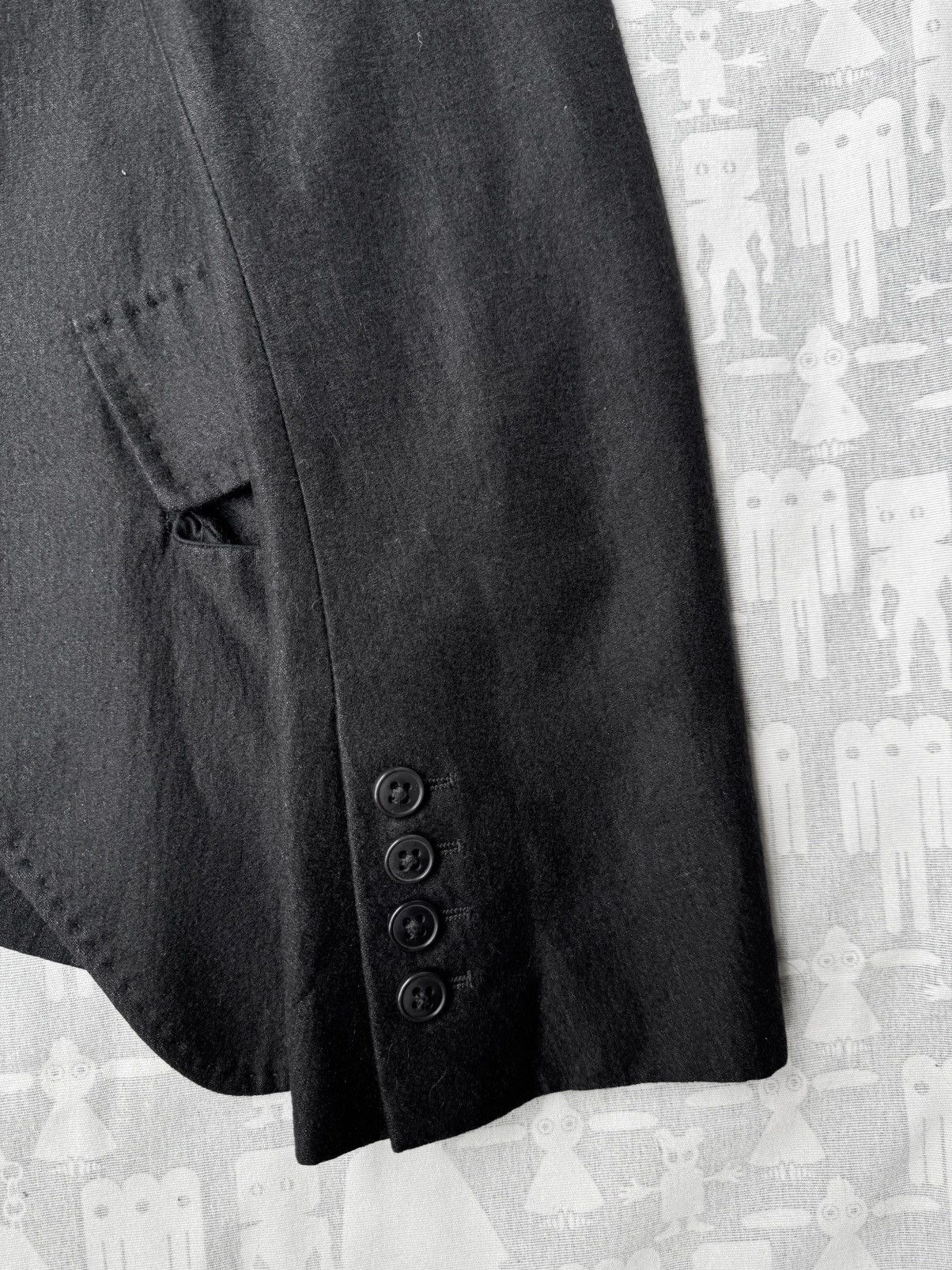 Ann Demeulemeester Ann Demeulemeester AW06 Asymmetrical Cropped Blazer Size US XS / EU 42 / 0 - 6 Thumbnail