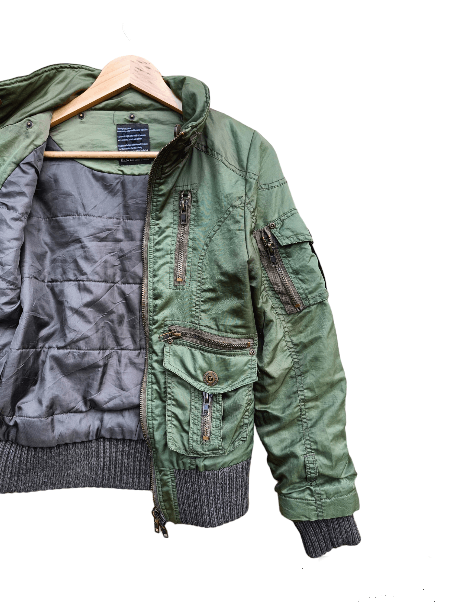 Hysteric Glamour 🔥SKULL🔥Heaven and Earth Parachute Utility Jacket Size S / US 4 / IT 40 - 6 Thumbnail