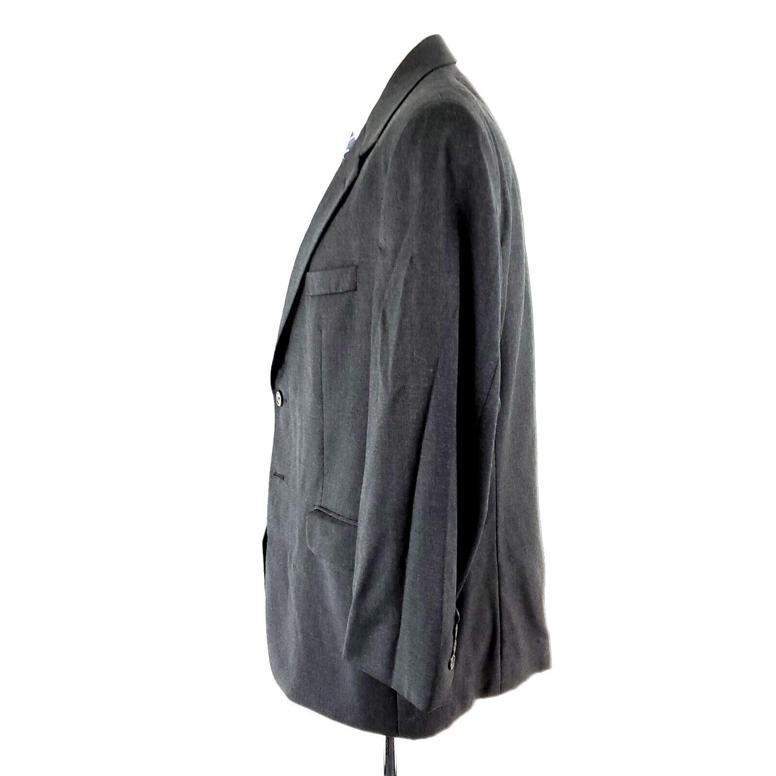 Lauren Ralph Lauren Lauren Ralph Lauren Wool 2 Button Blazer 40R Gray Or Slim Fi Size 40R - 4 Thumbnail