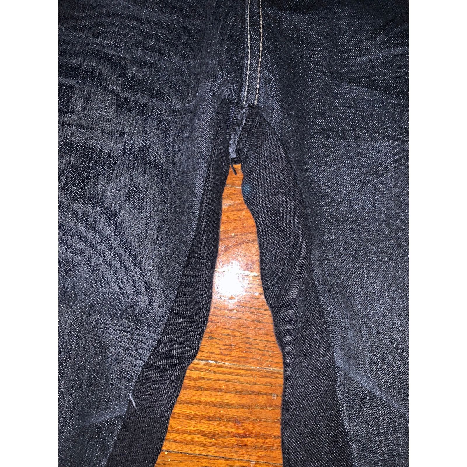 Monarchy Vintage Monarchy Distressed Jeans 34 Cropped Flare Size US 33 - 4 Thumbnail