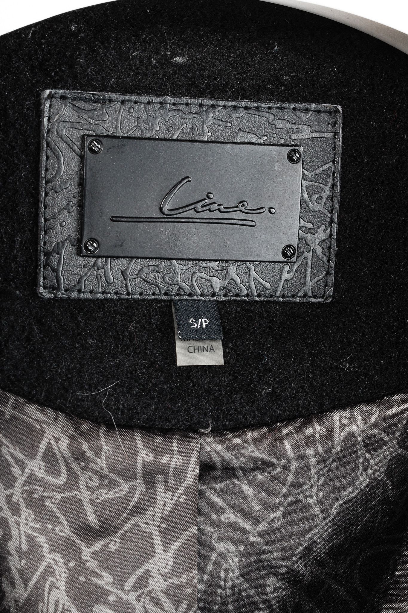 Other Line the Label Black Boiled Wool & Leather Moto Jacket Size S / US 4 / IT 40 - 4 Thumbnail