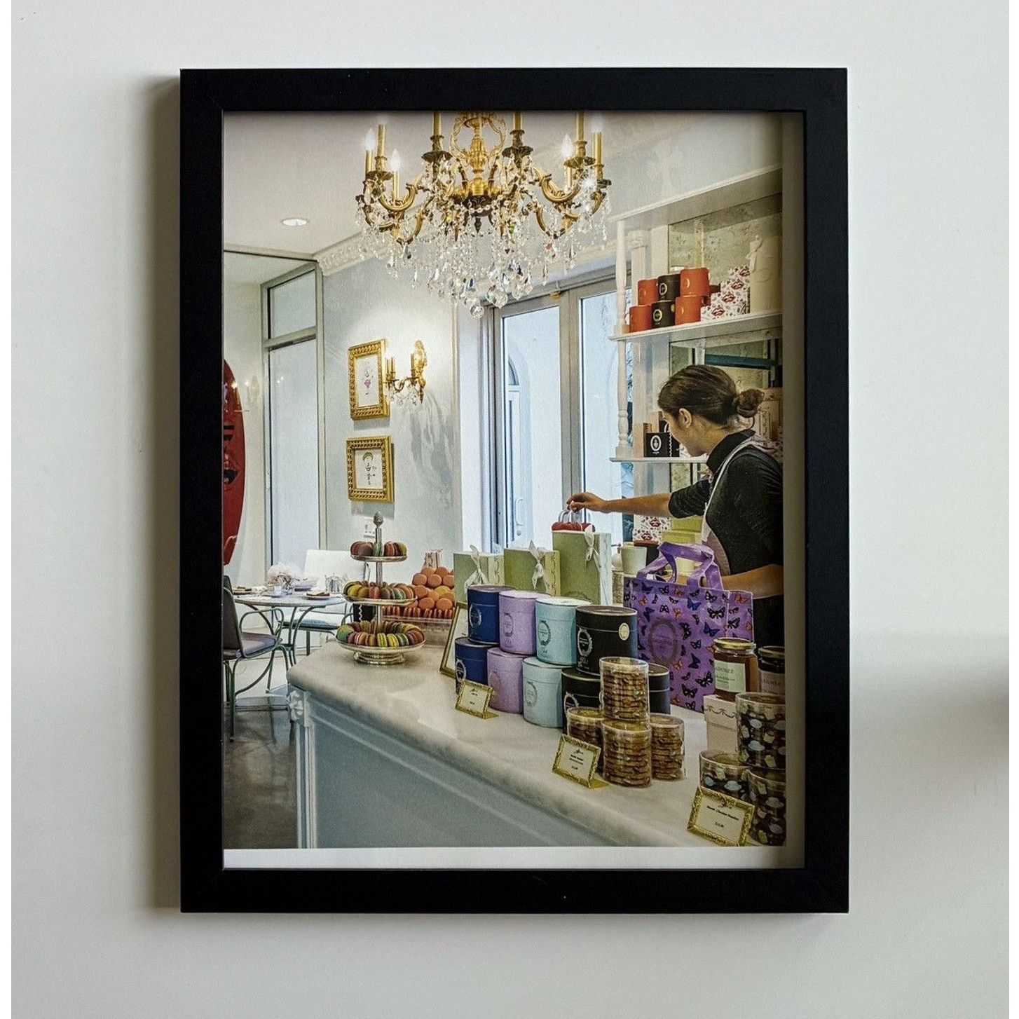 Chrome Hearts × Japanese Brand × Vintage Chrome Hearts Miami cafe 9x11 Framed poster Size ONE SIZE - 1 Thumbnail