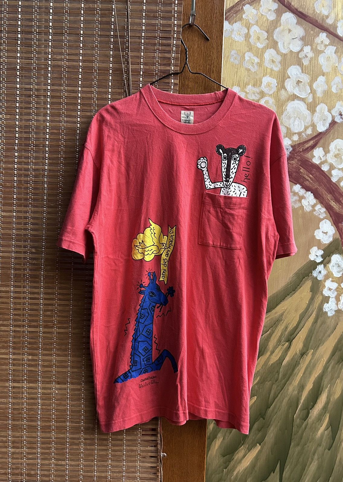Vintage Vintage JC de Castelbajac Meslitso Mellow Graphic Print Tee Size US M / EU 48-50 / 2 - 1 Thumbnail