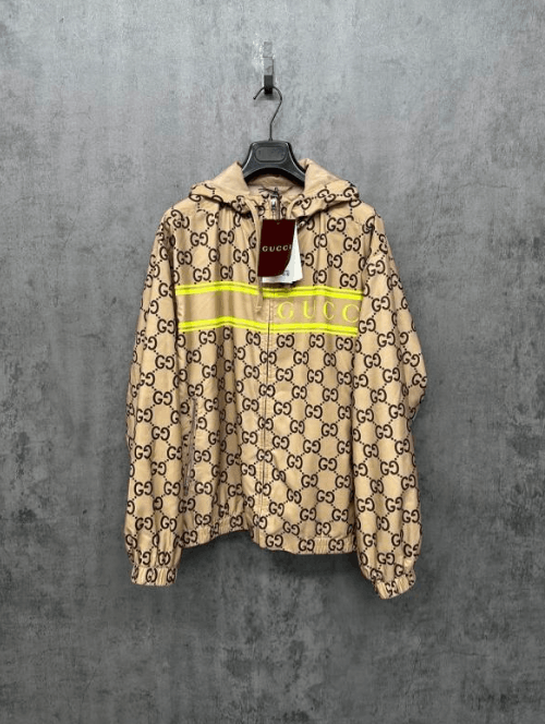 Gucci Gucci all-over print zip-up jacket Size US S / EU 44-46 / 1 - 1 Thumbnail