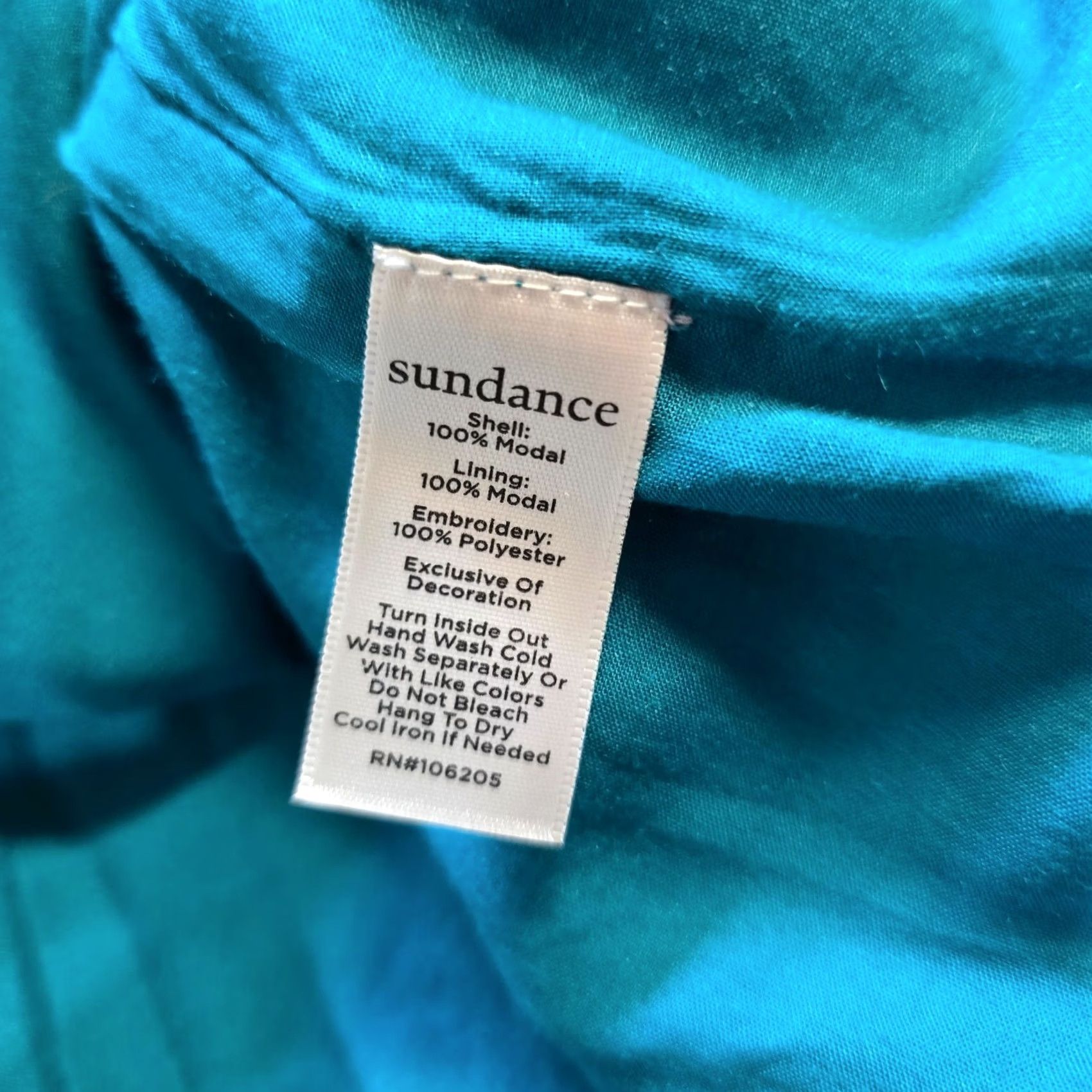 Vintage Sundance Blouse Women Size M Green White Floral Embroidery Peasant Boho Casual Shirt Size M / US 6-8 / IT 42-44 - 7 Thumbnail