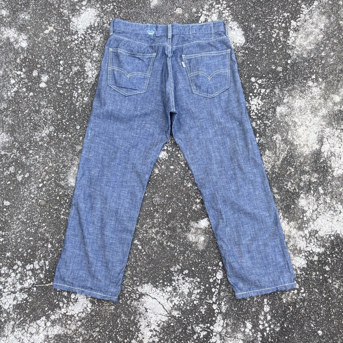 Levi's Vintage Y2k Levis Distressed Denim Size US 32 / EU 48 - 8 Thumbnail