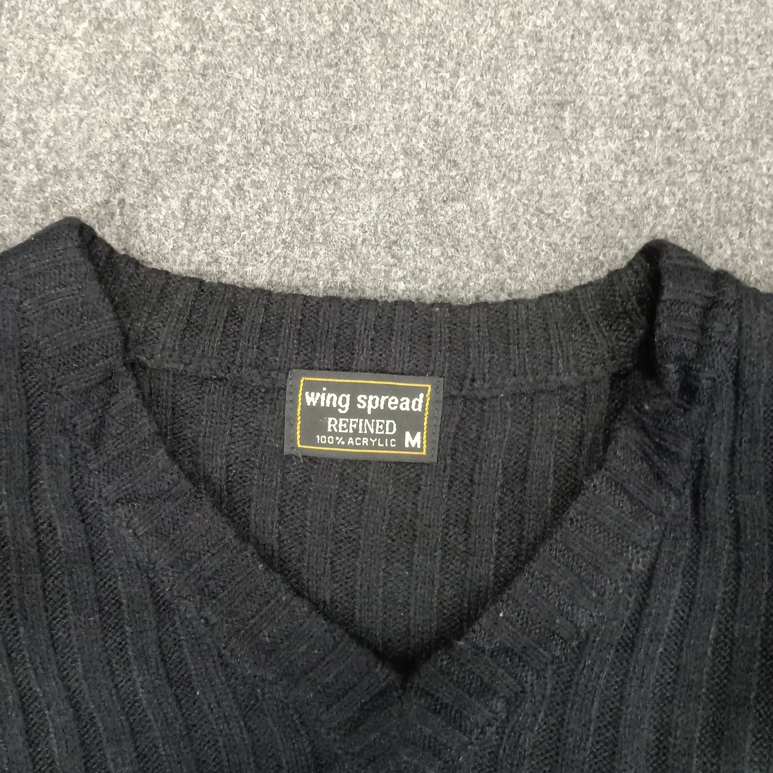 Japanese Brand × Vintage Wing Spread Refined Japanese Brand Knitwear Sweaters Size XXS / US 00 / IT 34 - 2 Thumbnail