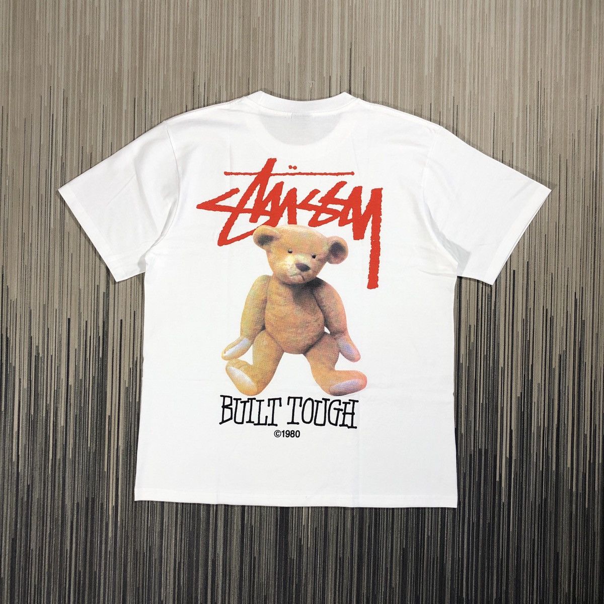 image of Stussy Built Tough Tee in White, Men's (Size Medium)
